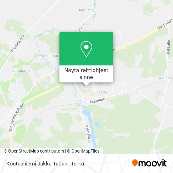 Koutuaniemi Jukka Tapani kartta