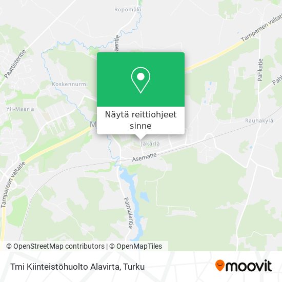 Tmi Kiinteistöhuolto Alavirta kartta