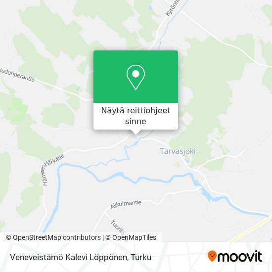 Veneveistämö Kalevi Löppönen kartta