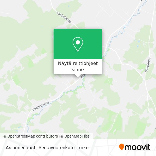Asiamiesposti, Seuravuorenkatu kartta