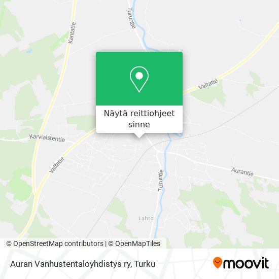 Auran Vanhustentaloyhdistys ry kartta
