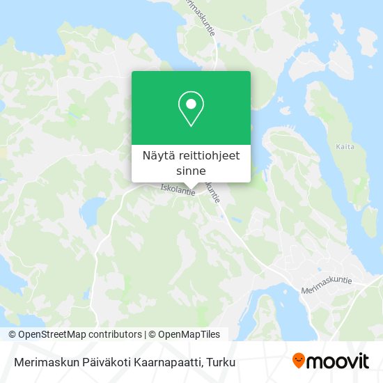 Merimaskun Päiväkoti Kaarnapaatti kartta