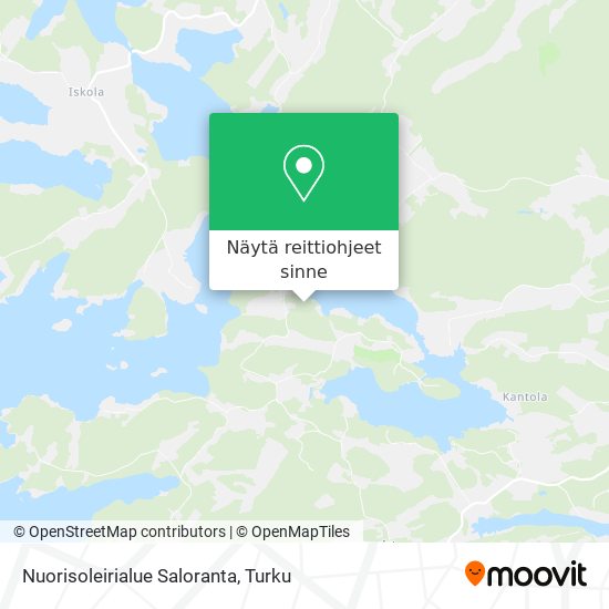 Nuorisoleirialue Saloranta kartta