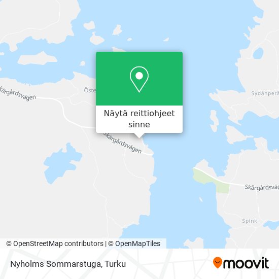 Nyholms Sommarstuga kartta