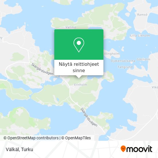 Välkäl kartta