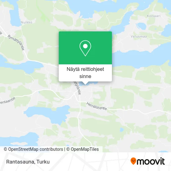 Rantasauna kartta