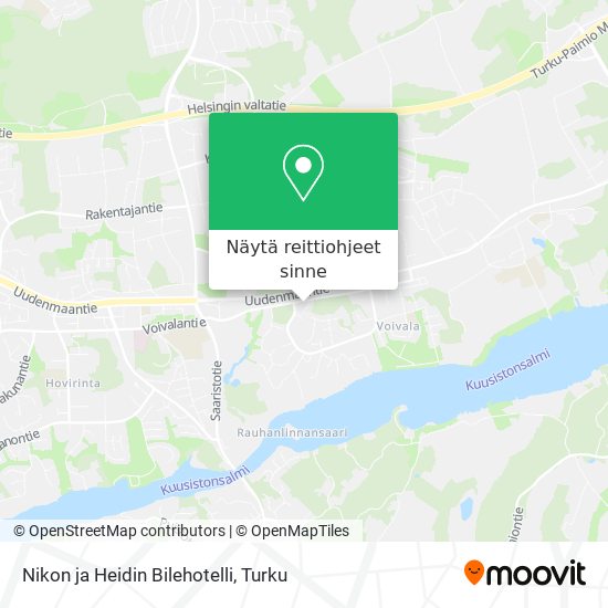 Nikon ja Heidin Bilehotelli kartta
