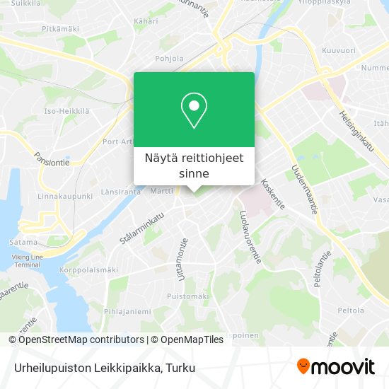 Urheilupuiston Leikkipaikka kartta