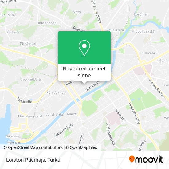Loiston Päämaja kartta