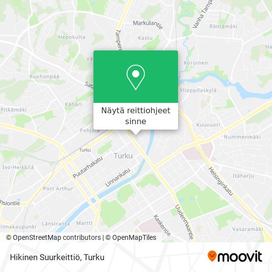 Hikinen Suurkeittiö kartta