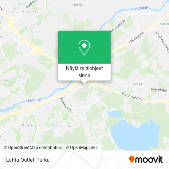 Luhta Outlet kartta