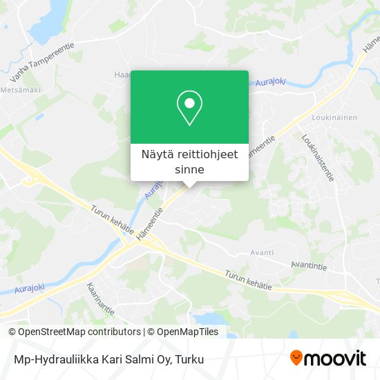 Mp-Hydrauliikka Kari Salmi Oy kartta