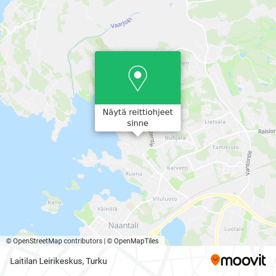 Laitilan Leirikeskus kartta