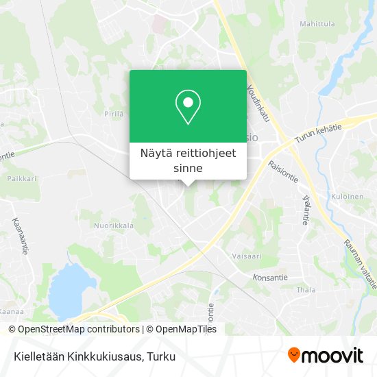 Kielletään Kinkkukiusaus kartta