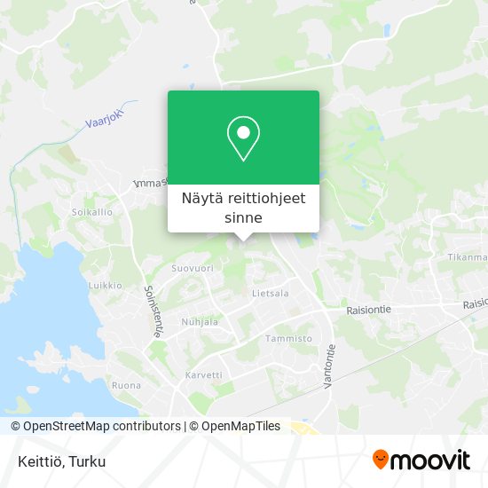 Keittiö kartta