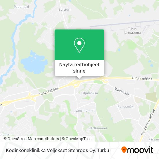 Kodinkoneklinikka Veljekset Stenroos Oy kartta