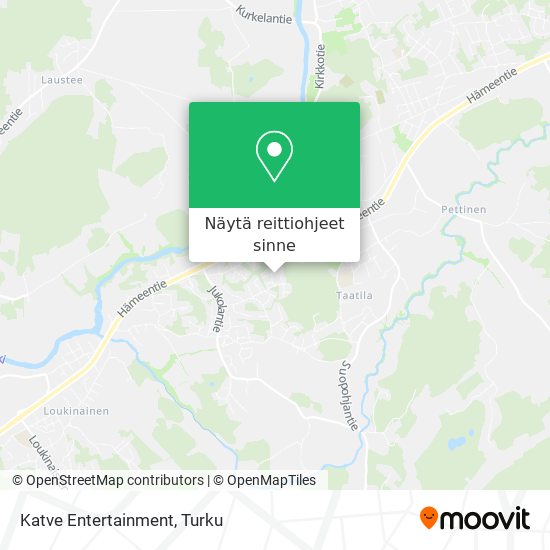 Katve Entertainment kartta