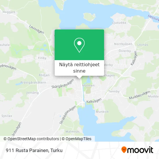 911 Rusta Parainen kartta