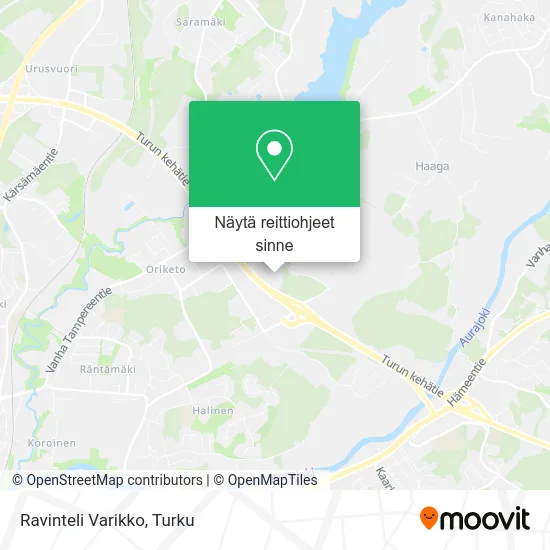 Ravinteli Varikko kartta