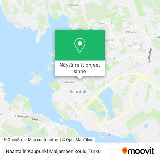 Naantalin Kaupunki Maijamäen koulu kartta