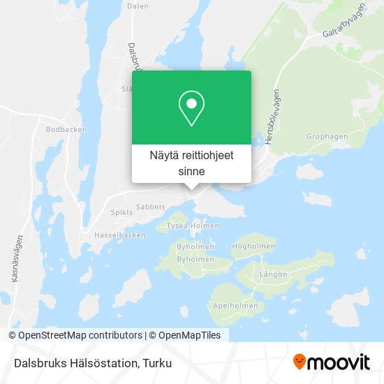 Dalsbruks Hälsöstation kartta