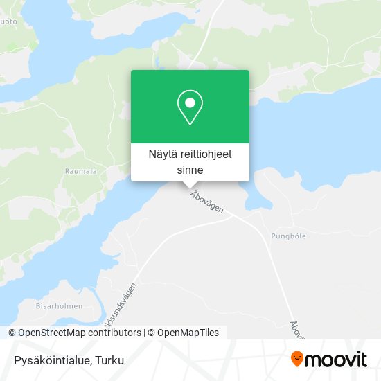 Pysäköintialue kartta