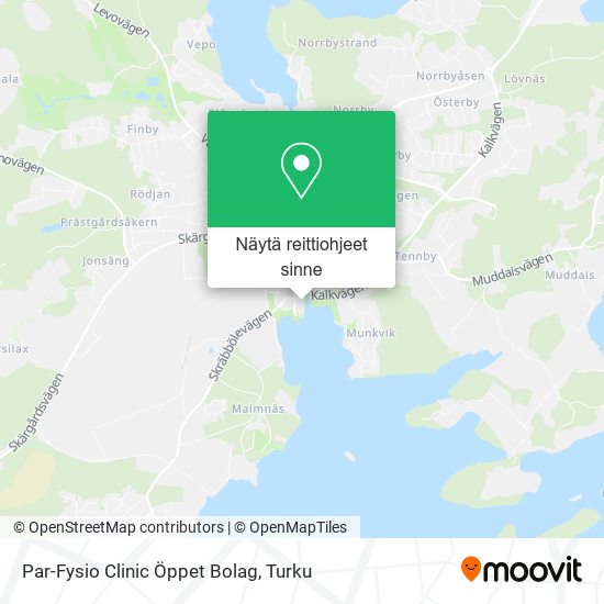 Par-Fysio Clinic Öppet Bolag kartta