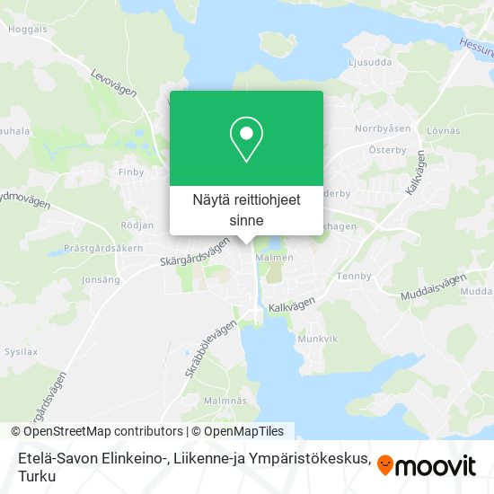 Etelä-Savon Elinkeino-, Liikenne-ja Ympäristökeskus kartta