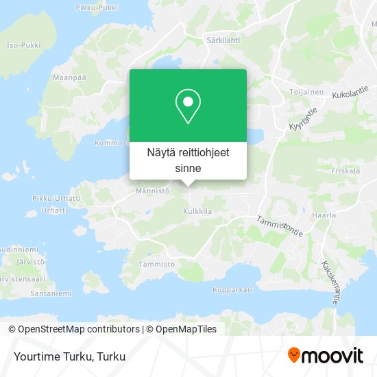 Yourtime Turku kartta