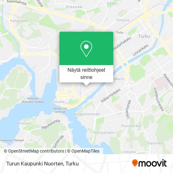 Turun Kaupunki Nuorten kartta