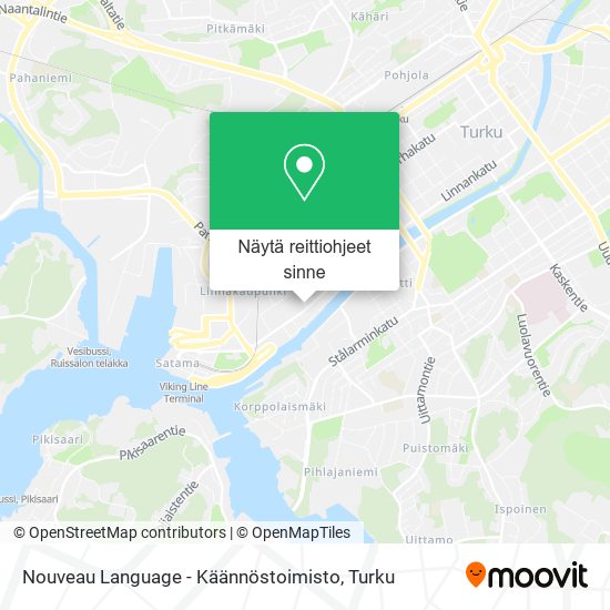 Nouveau Language - Käännöstoimisto kartta