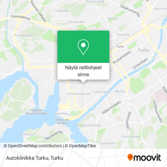 Autoklinikka Turku kartta