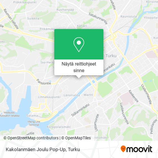 Kakolanmäen Joulu Pop-Up kartta