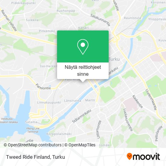 Tweed Ride Finland kartta