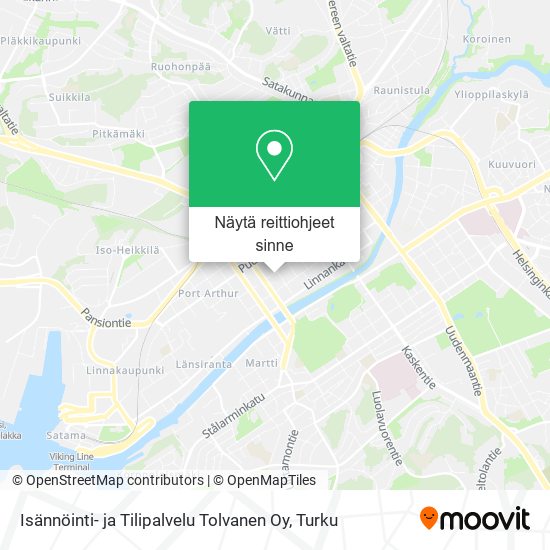 Isännöinti- ja Tilipalvelu Tolvanen Oy kartta