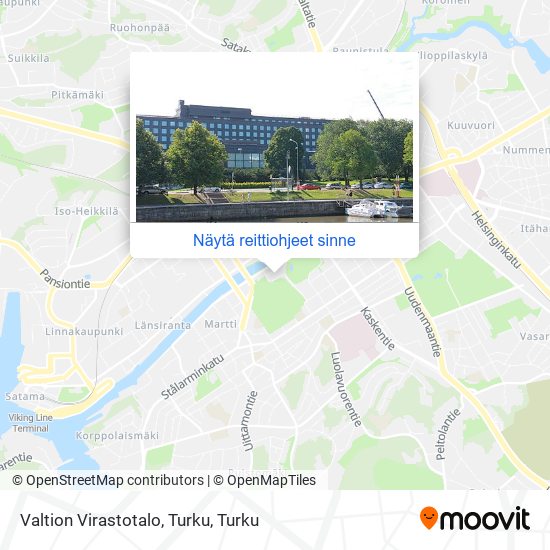 Valtion Virastotalo, Turku kartta