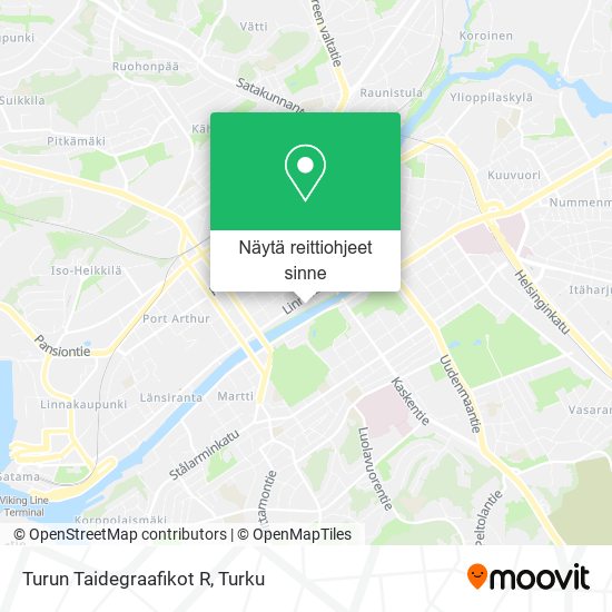 Turun Taidegraafikot R kartta