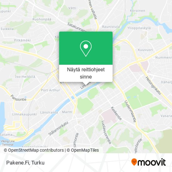 Pakene.Fi kartta