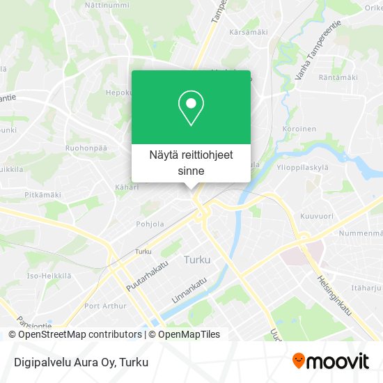 Digipalvelu Aura Oy kartta