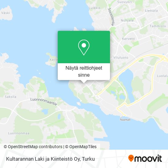 Kultarannan Laki ja Kiinteistö Oy kartta