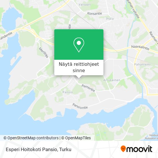 Esperi Hoitokoti Pansio kartta