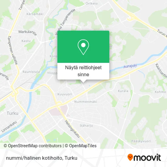 nummi/halinen kotihoito kartta
