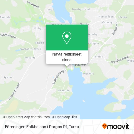 Föreningen Folkhälsan i Pargas Rf kartta