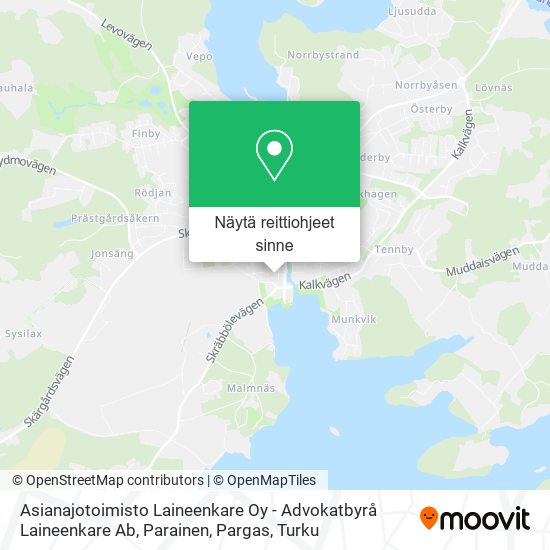 Asianajotoimisto Laineenkare Oy - Advokatbyrå Laineenkare Ab, Parainen, Pargas kartta