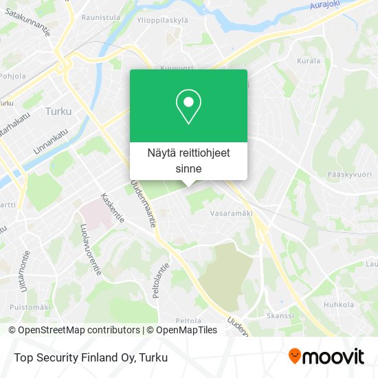 Top Security Finland Oy kartta
