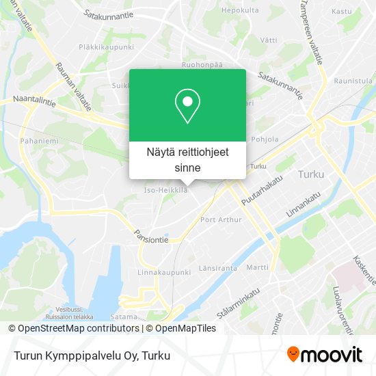 Turun Kymppipalvelu Oy kartta