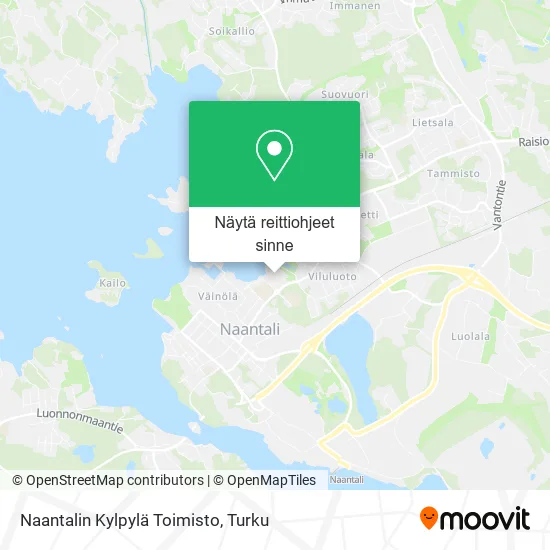 Naantalin Kylpylä Toimisto kartta
