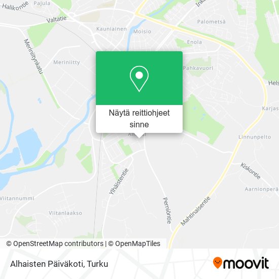 Alhaisten Päiväkoti kartta