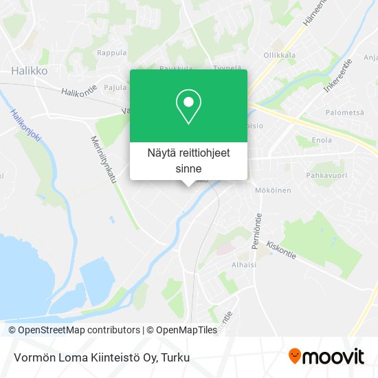 Vormön Loma Kiinteistö Oy kartta