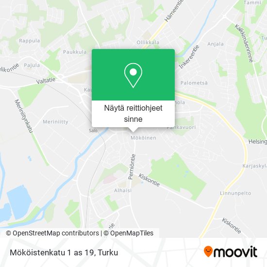 Mököistenkatu 1 as 19 kartta